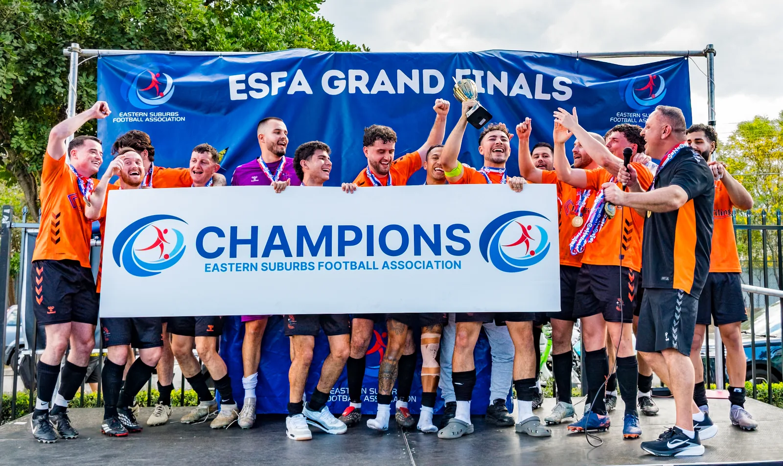 Redfern Raiders vs Easts FC — Grand Final / 03 MALE (SAT) — Hensley Athletic Field — fotografía de fútbol ESFA Winter 2026, Sydney